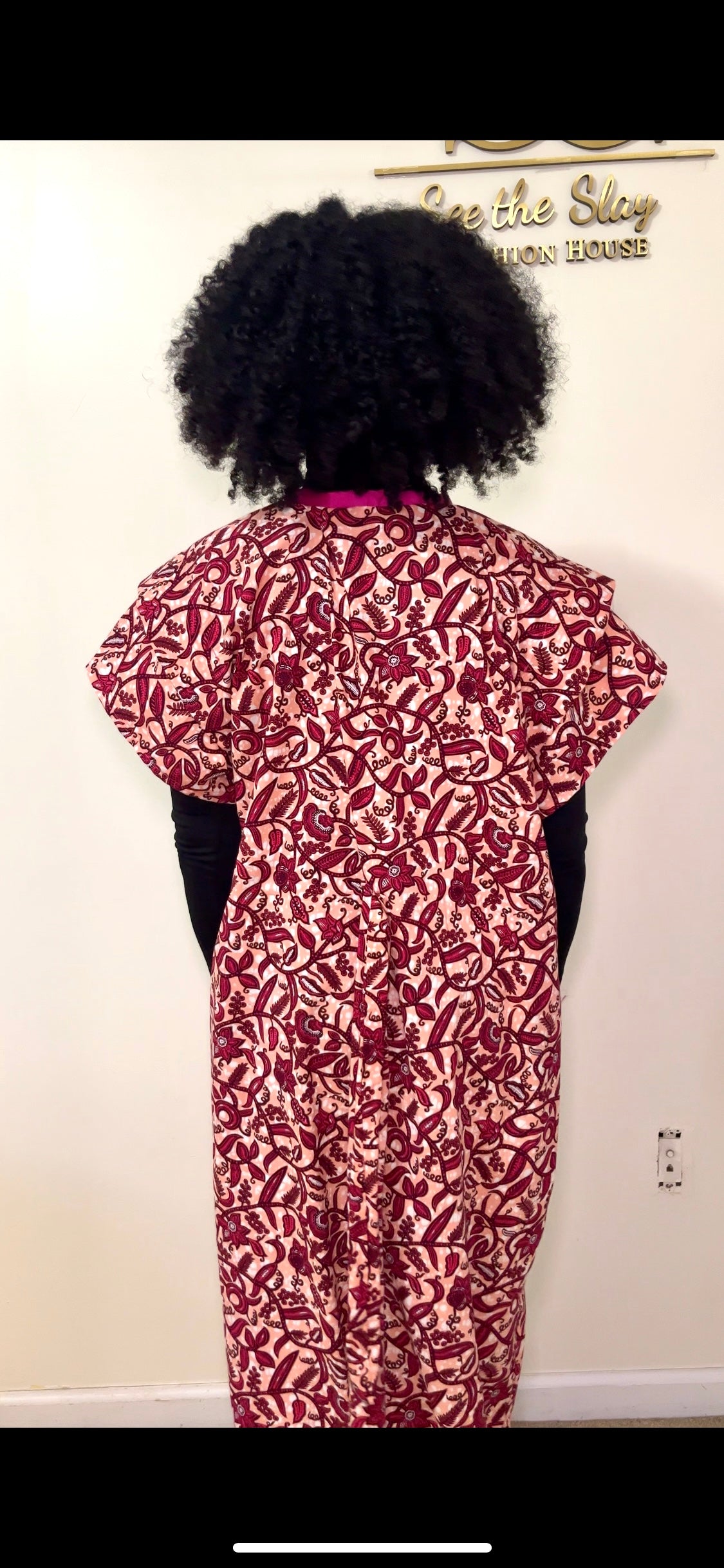 Two-Piece Luxe Kaftan + Headpiece Set