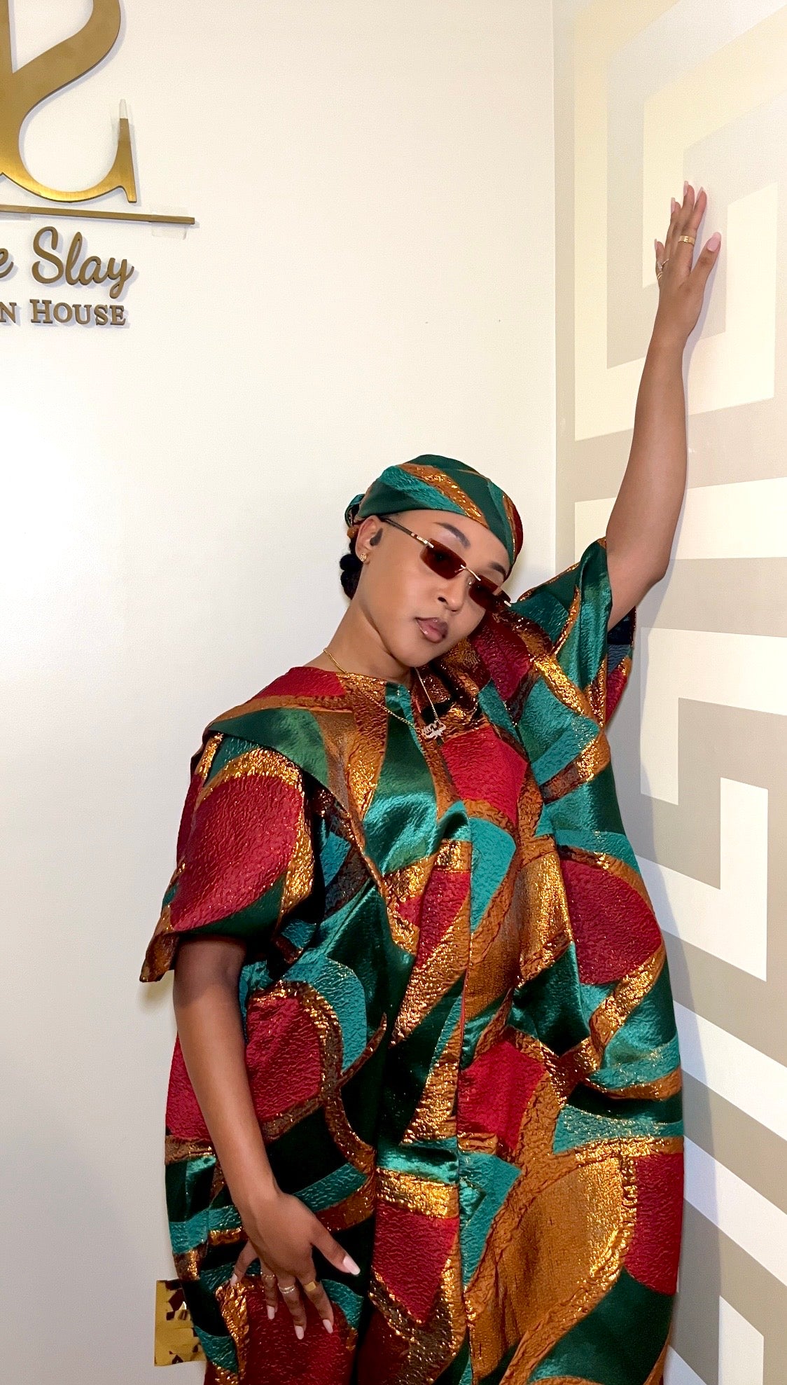 Autumn - The Luxe Brocade Kaftan/Kimono Set