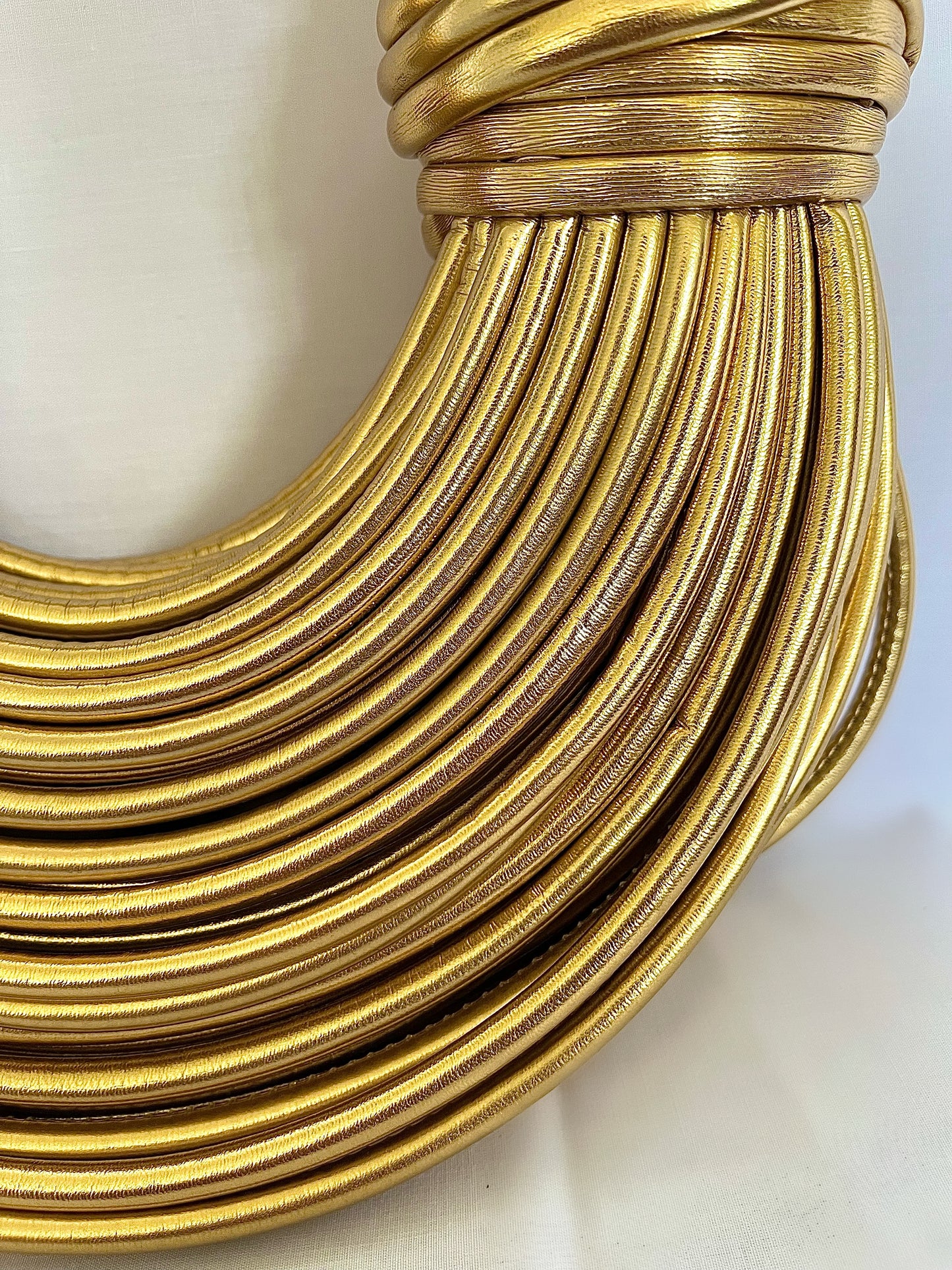 Golden Knotted Handbag