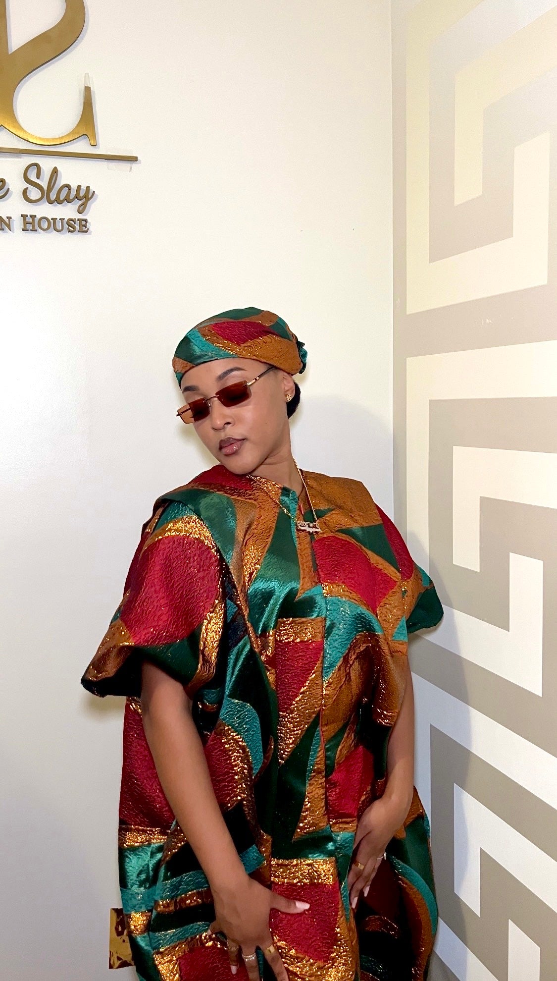 Autumn - The Luxe Brocade Kaftan/Kimono Set